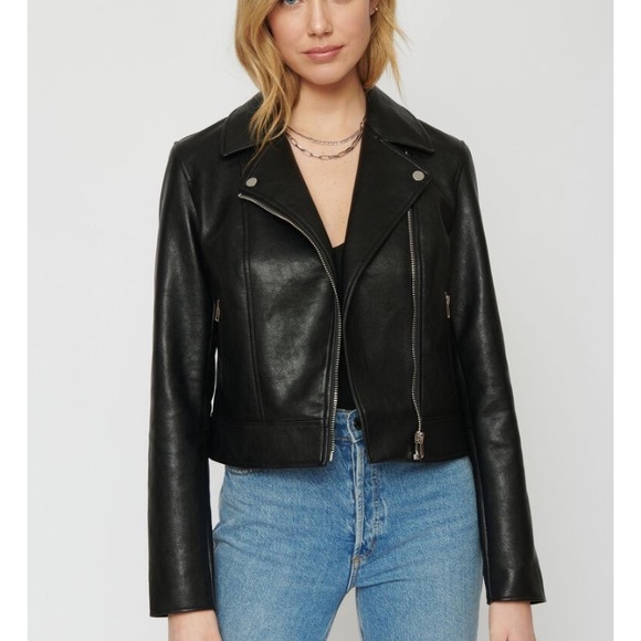 Dynamite Faux Leather Jacket - Kennedy Jacket - Picture 3 of 10